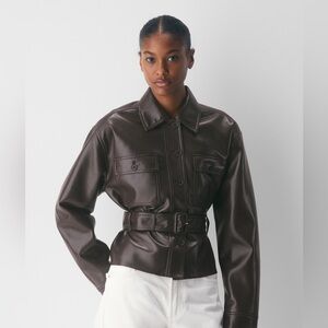 Aritzia Babaton Kerr Jacket - UnReal Leather NWT sz XS